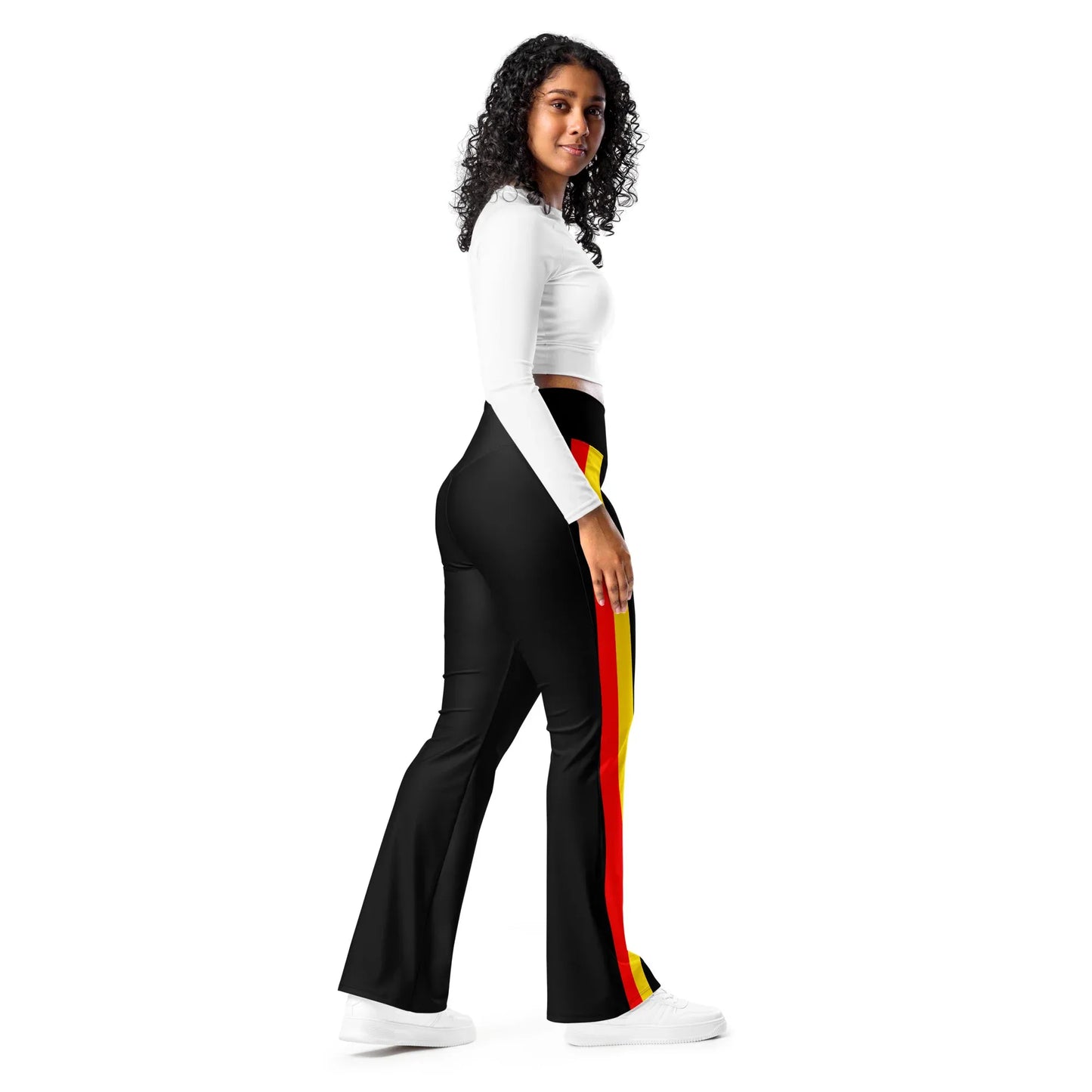 deutschland-high-waist-flare-leggings-flare-leggings-jlr-design-6 - JLR Design