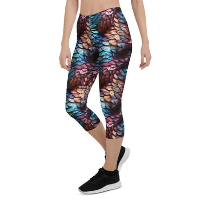 drachenschuppe-damen-capri-leggings-capri-leggings-jlr-design-11 - JLR Design