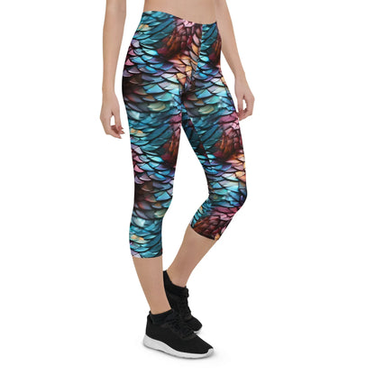 drachenschuppe-damen-capri-leggings-capri-leggings-jlr-design-12 - JLR Design
