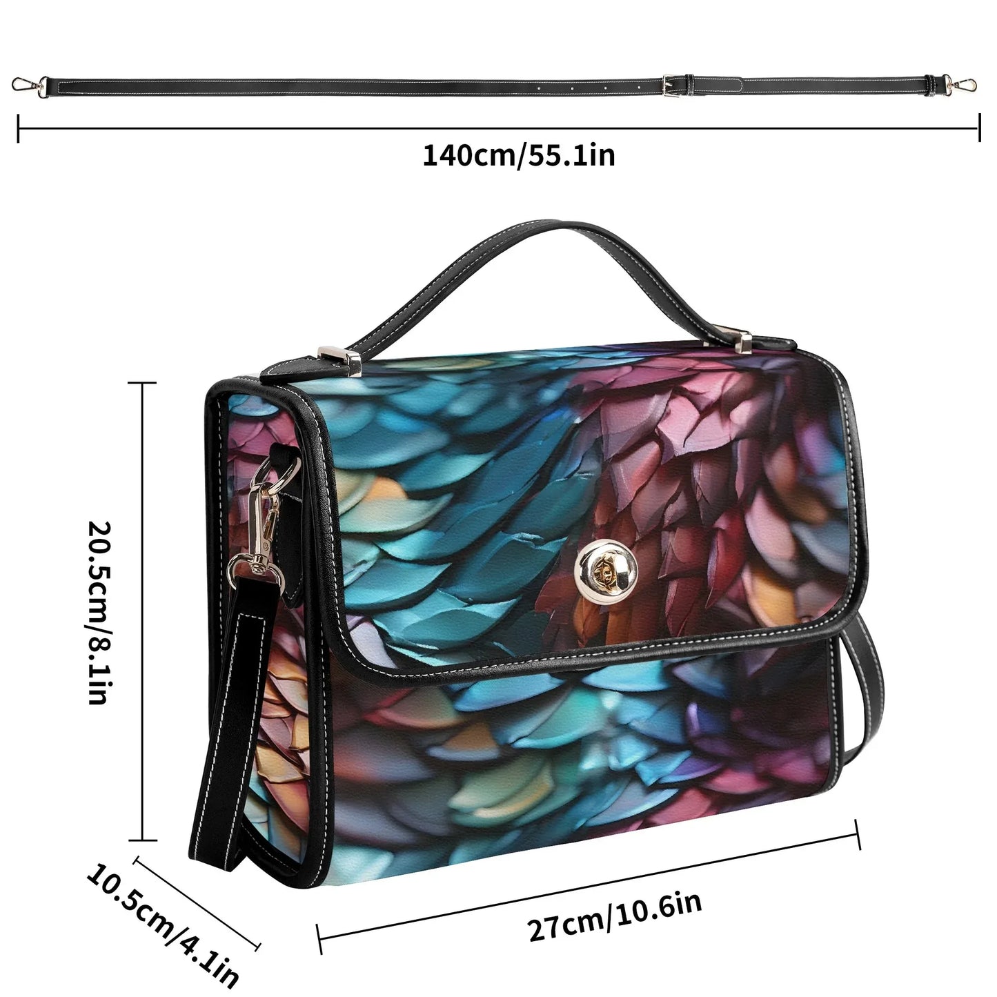 drachenschuppen-satchel-bag-umhangetasche-umhangetasche-jlr-design-8 - JLR Design