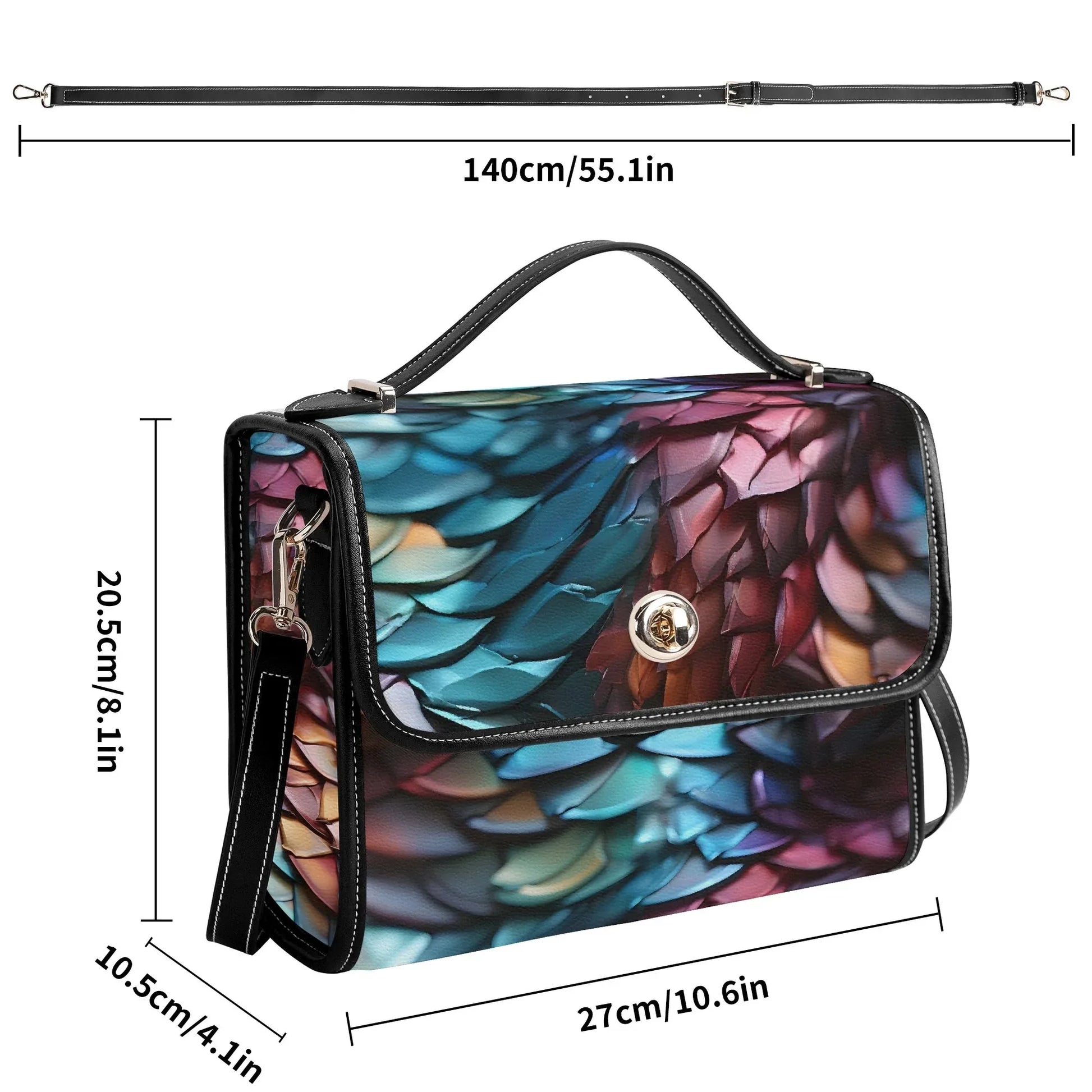 drachenschuppen-satchel-bag-umhangetasche-umhangetasche-jlr-design-8 - JLR Design