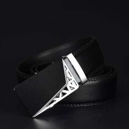 echtleder-gurtel-mit-edler-ratschenschnalle-unisex-automatik-gurtel-aus-metall-gurtel-jlr-design-1 - JLR Design