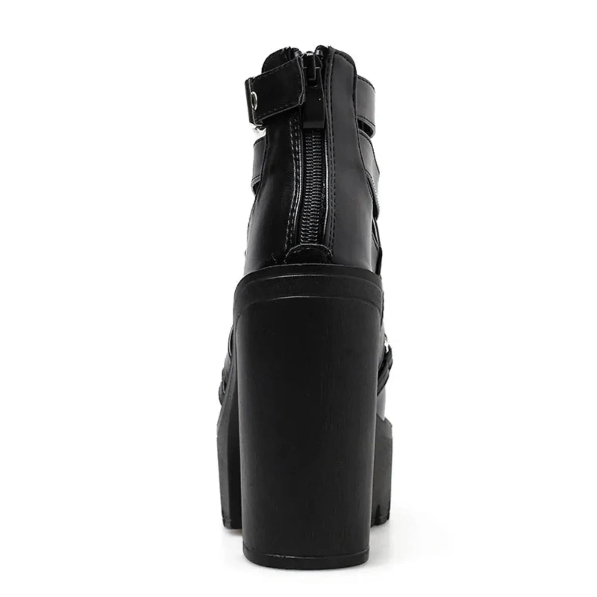 edle-damen-ankle-boots-mit-kette-elegant-und-punkig-high-heels-jlr-design-5 - JLR Design