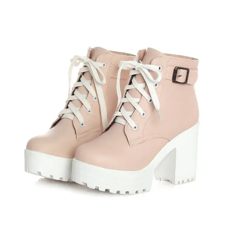 edle-schnurstiefeletten-mit-quadratischem-absatz-und-auffalliger-schnalle-boots-jlr-design-12 - JLR Design