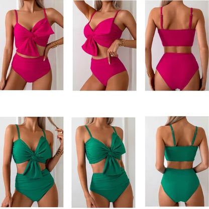 einfarbiges-bikini-set-mit-grosser-schleife-bikini-mit-schleife-jlr-design-1 - JLR Design