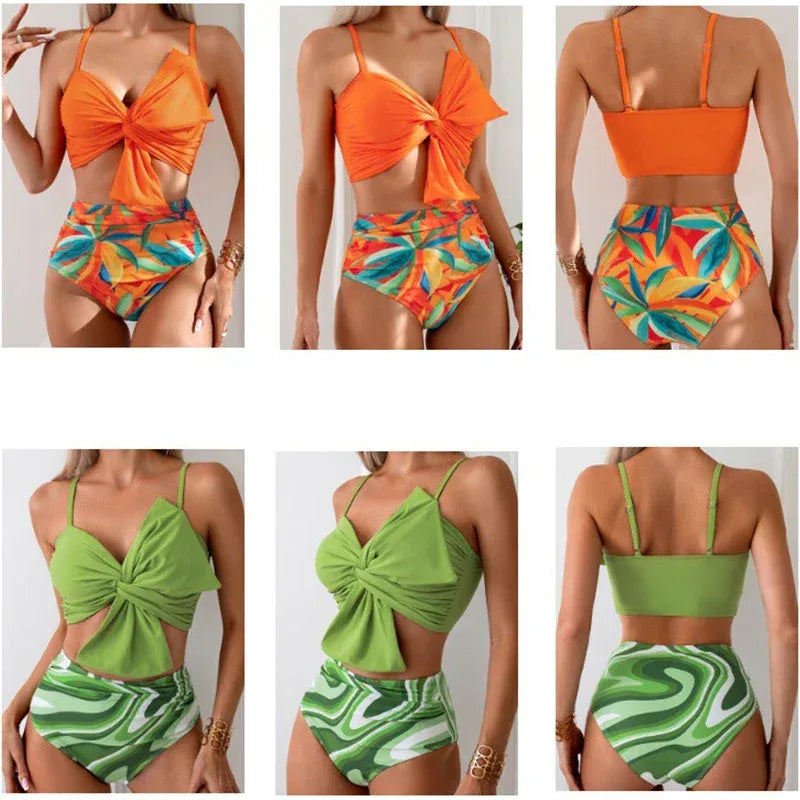einfarbiges-bikini-set-mit-grosser-schleife-bikini-mit-schleife-jlr-design-2 - JLR Design