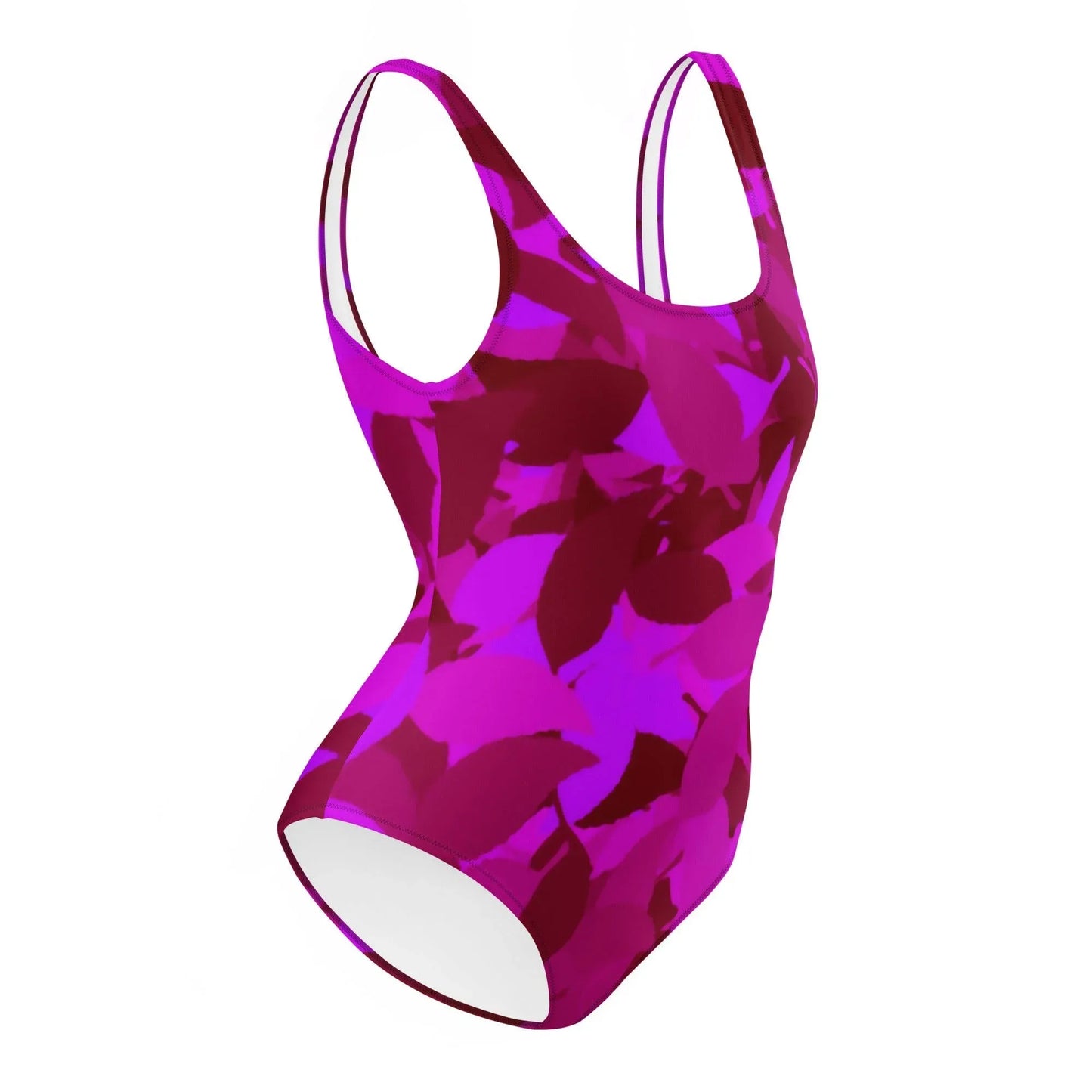 einteiliger-pink-leaf-badeanzug-mit-cheeky-passform-badeanzug-jlr-design-6 - JLR Design
