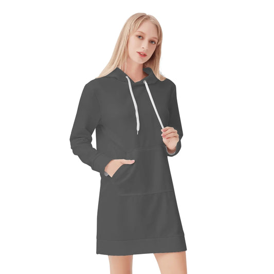 eklipse-damen-hoodiekleid-warmes-velvet-kapuzenkleid-aus-weichem-samt-fleece-hoodiekleid-jlr-design-1 - JLR Design