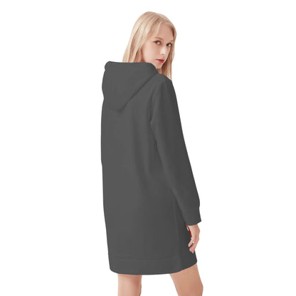 eklipse-damen-hoodiekleid-warmes-velvet-kapuzenkleid-aus-weichem-samt-fleece-hoodiekleid-jlr-design-2 - JLR Design