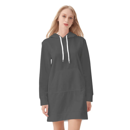 eklipse-damen-hoodiekleid-warmes-velvet-kapuzenkleid-aus-weichem-samt-fleece-hoodiekleid-jlr-design-3 - JLR Design