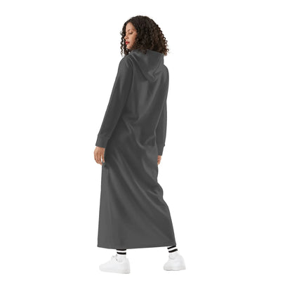eklipse-damen-maxi-hoodiekleid-knochellanges-kapuzenkleid-aus-weich-angerautem-fleece-hoodiekleid-jlr-design-2 - JLR Design