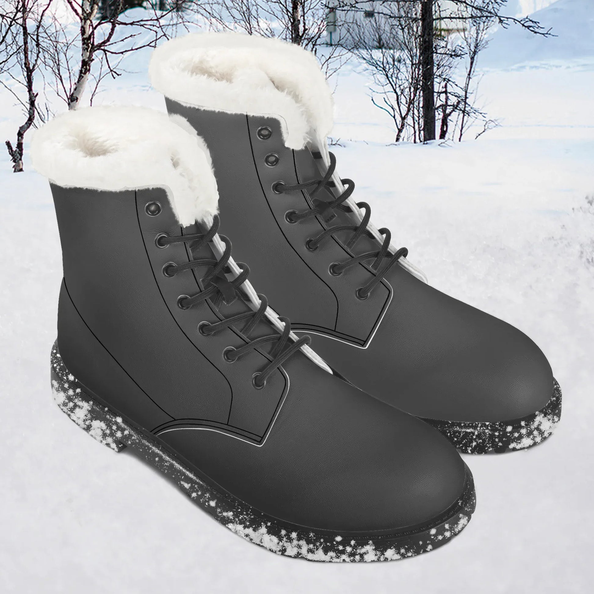 eklipse-faux-fur-leder-boots-boots-jlr-design-1 - JLR Design
