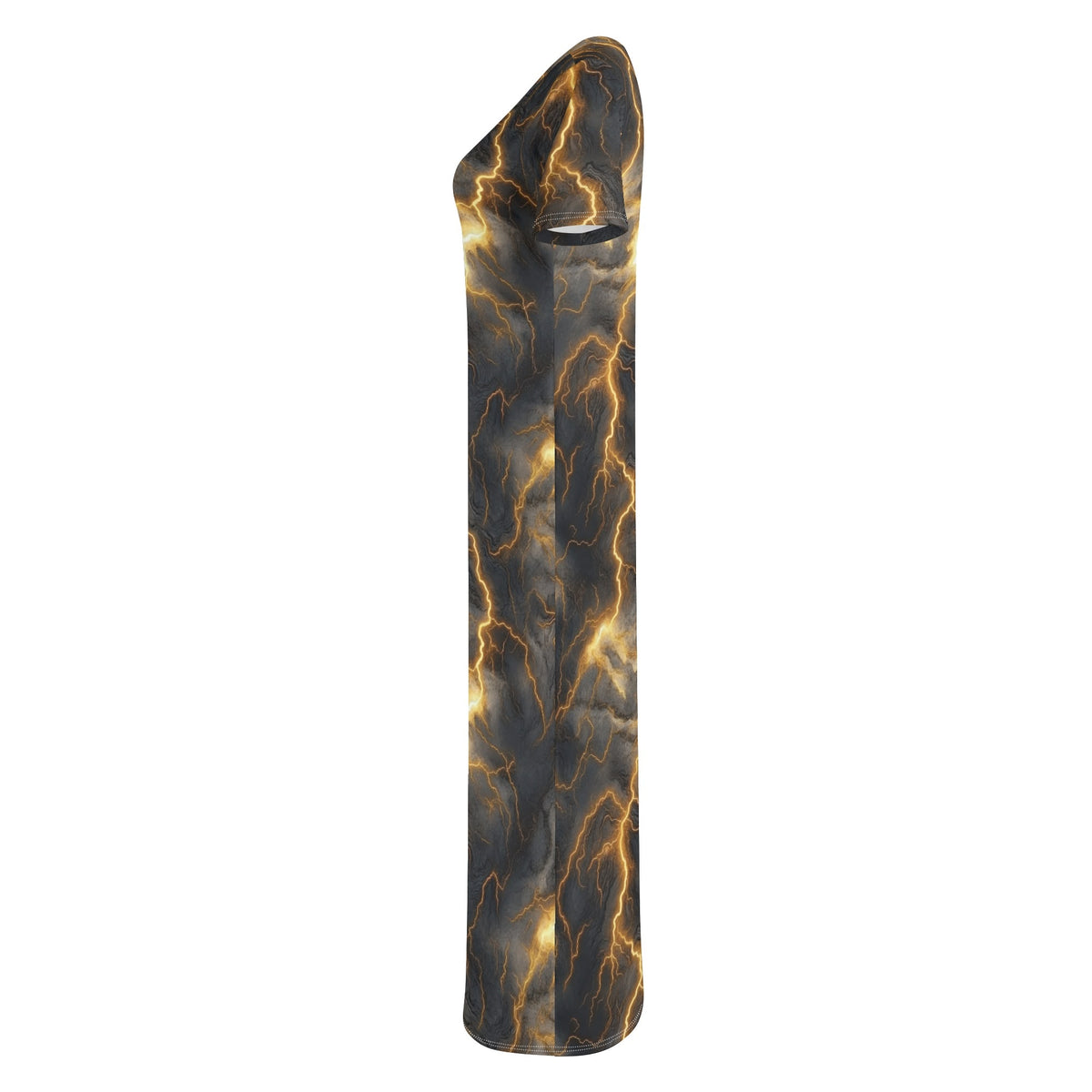 electric-gold-thunderstorm-v2-bodycon-maxi-dress-long-dress-jlr-design-jlr-design-de-6 - JLR Design