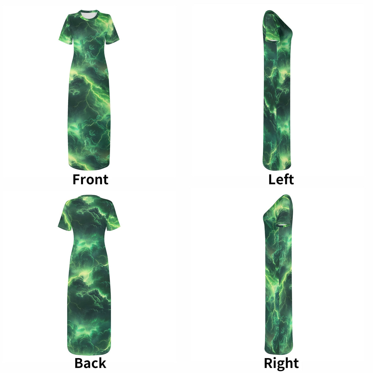 electric-green-thunderstorm-v3-bodycon-maxi-dress-long-dress-jlr-design-jlr-design-de-7 - JLR Design