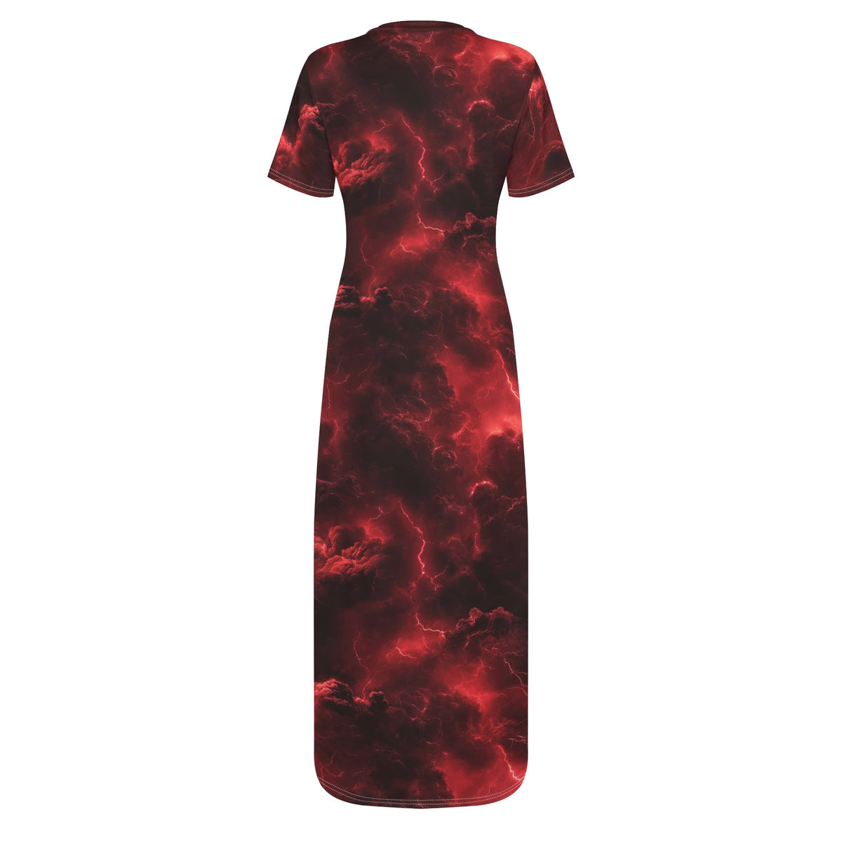electric-red-thunderstorm-v2-bodycon-maxi-dress-long-dress-jlr-design-jlr-design-de-4 - JLR Design