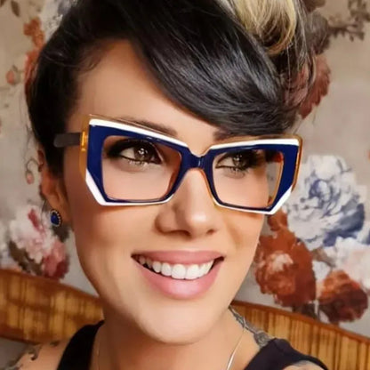 elegante-brille-or-damen-or-cat-eye-or-farbige-bugel-or-blaulichtfilter-or-mode-brille-jlr-design-3 - JLR Design
