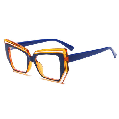 elegante-brille-or-damen-or-cat-eye-or-farbige-bugel-or-blaulichtfilter-or-mode-brille-jlr-design-9 - JLR Design