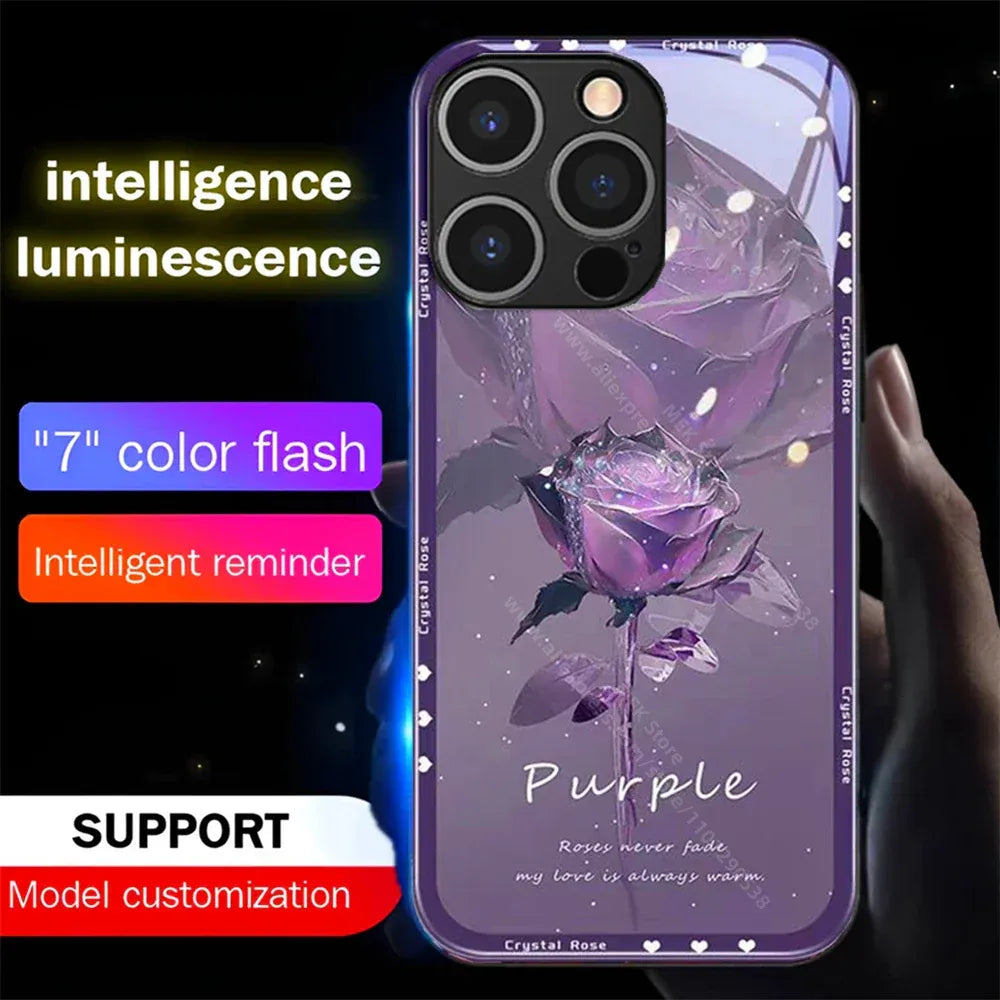 elegante-iphone-handyhulle-mit-led-beleuchtung-rosen-cover-jlr-design-1 - JLR Design