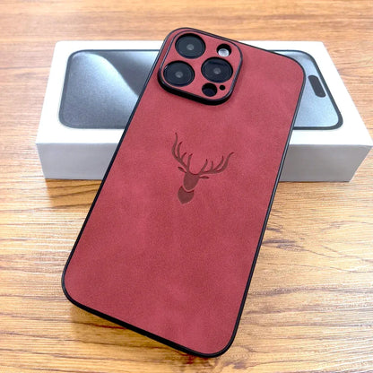 elegante-lederhulle-mit-hirschmotiv-fur-iphone-12-13-14-15-16-minipluspropromax-handyhulle-jlr-design-4 - JLR Design