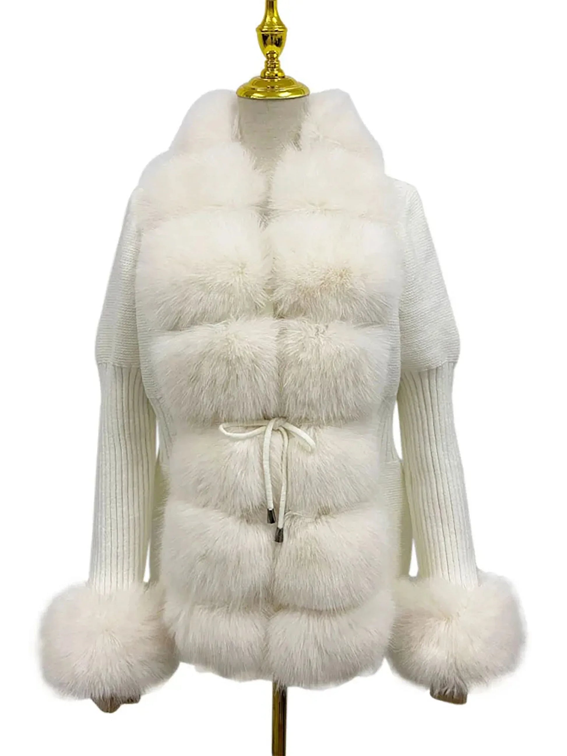 eleganter-damen-kunstfell-cardigan-flauschiger-strickmantel-mit-abnehmbarem-kragen-fur-herbst-and-winter-cardigan-jlr-design-21 - JLR Design