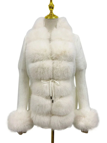 eleganter-damen-kunstfell-cardigan-flauschiger-strickmantel-mit-abnehmbarem-kragen-fur-herbst-and-winter-cardigan-jlr-design-21 - JLR Design