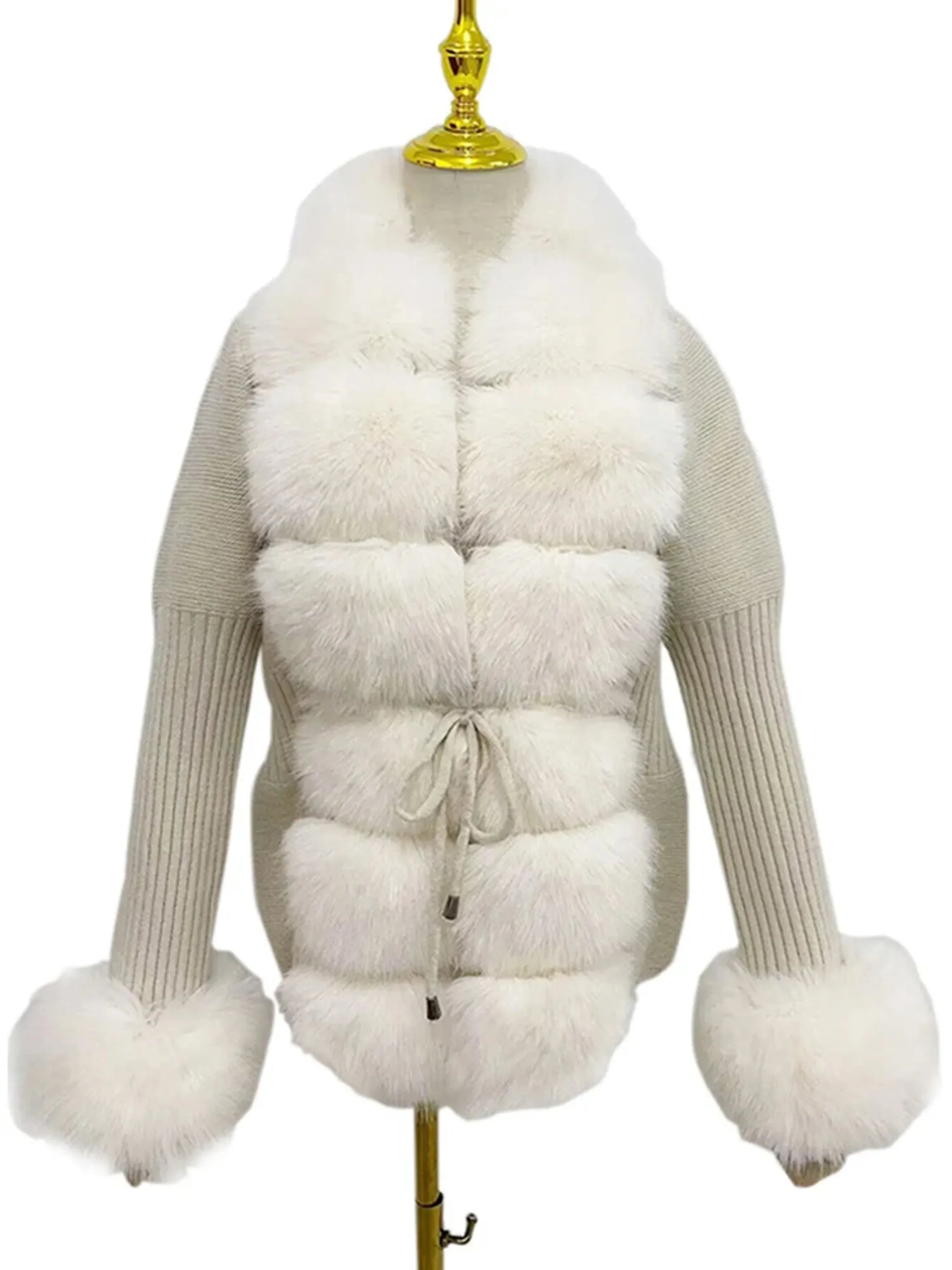eleganter-damen-kunstfell-cardigan-flauschiger-strickmantel-mit-abnehmbarem-kragen-fur-herbst-and-winter-cardigan-jlr-design-22 - JLR Design
