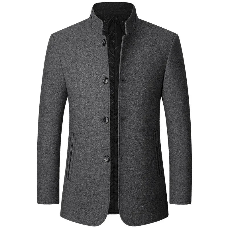 eleganter-herren-wollmantel-mit-stehkragen-business-and-freizeit-herbstwinter-mantel-jlr-design-2 - JLR Design