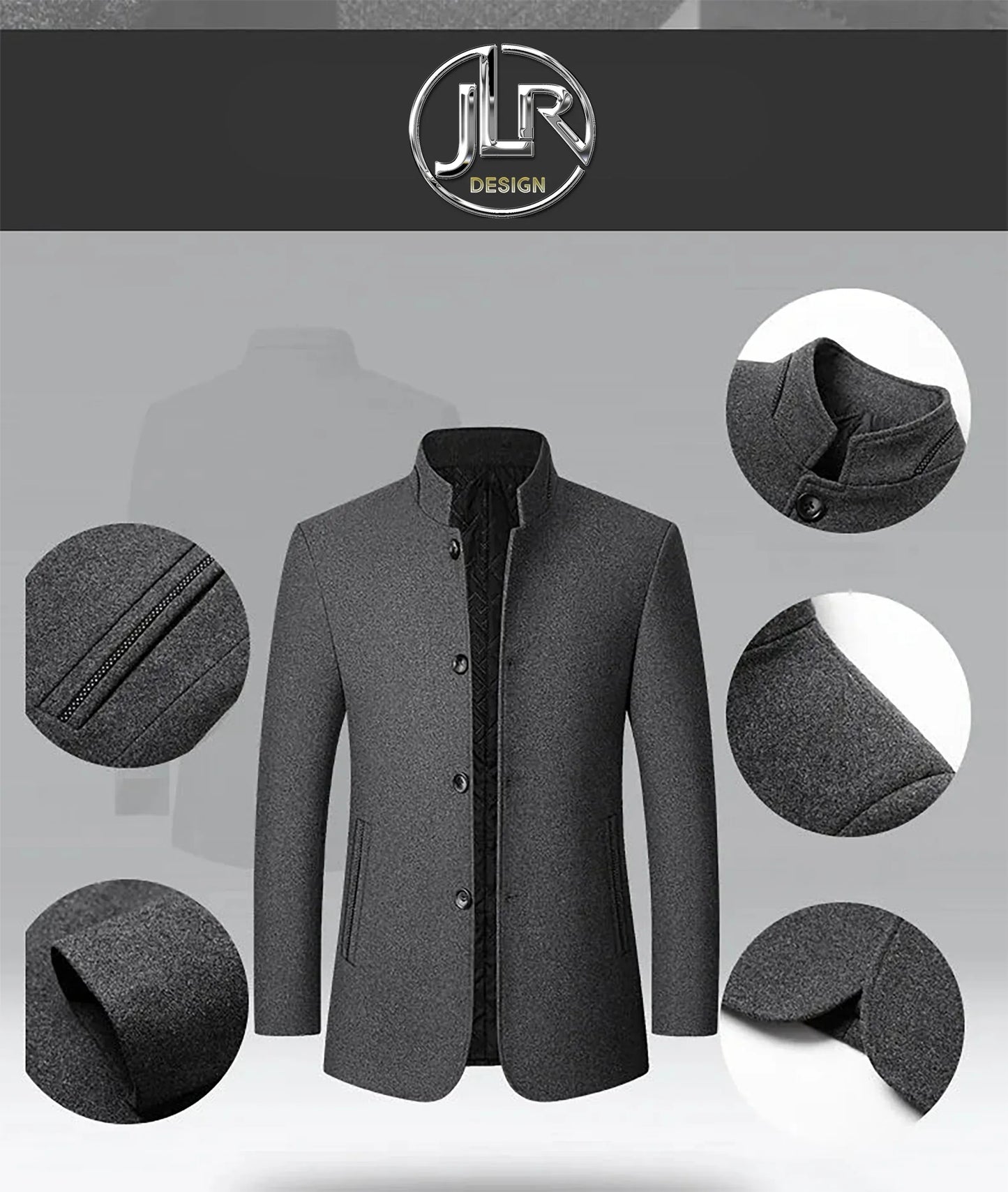 eleganter-herren-wollmantel-mit-stehkragen-business-and-freizeit-herbstwinter-mantel-jlr-design-9 - JLR Design