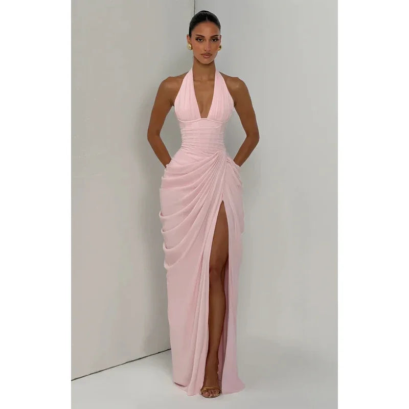 elegantes-maxikleid-mit-schlitz-ruckenfrei-tailliert-sommer-abendmode-kleid-jlr-design-jlr-design-de-18 - JLR Design