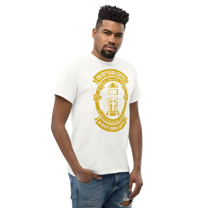 enjoy-your-coffee-herren-t-shirt-t-shirt-jlr-design-12591 - JLR Design