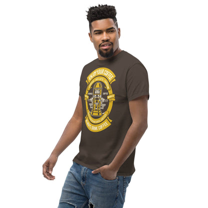 enjoy-your-coffee-herren-t-shirt-t-shirt-jlr-design-88338 - JLR Design