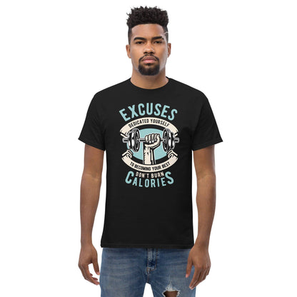 excuses-don-t-burn-calories-herren-t-shirt-t-shirt-jlr-design-1 - JLR Design