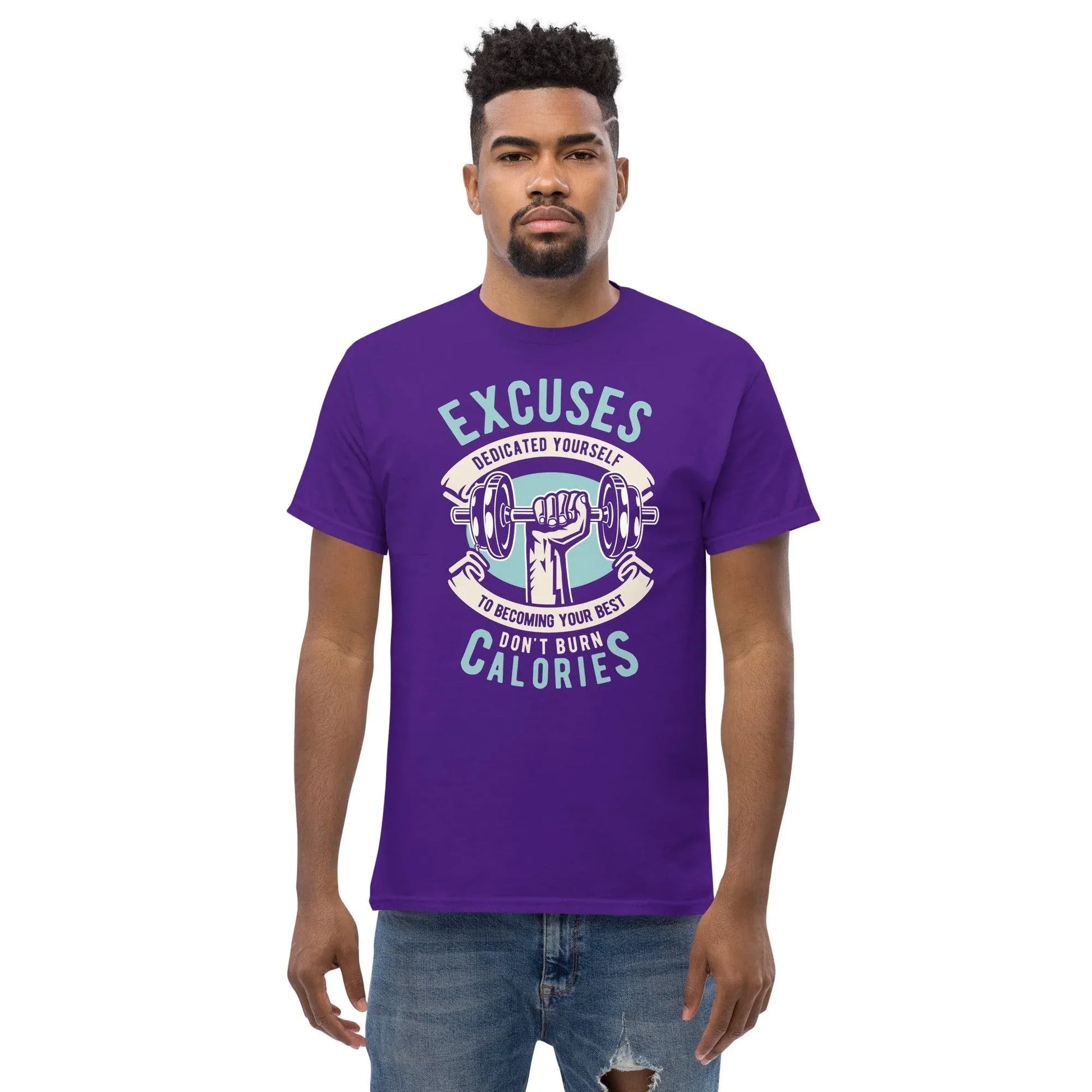 excuses-don-t-burn-calories-herren-t-shirt-t-shirt-jlr-design-13 - JLR Design