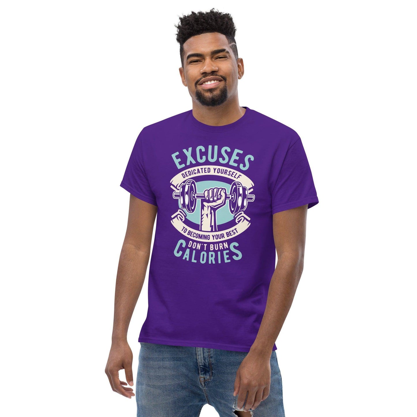 excuses-don-t-burn-calories-herren-t-shirt-t-shirt-jlr-design-14 - JLR Design