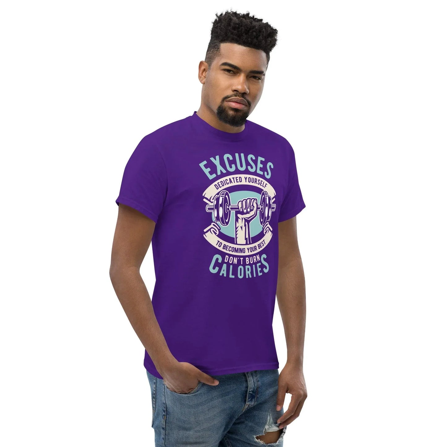 excuses-don-t-burn-calories-herren-t-shirt-t-shirt-jlr-design-16 - JLR Design