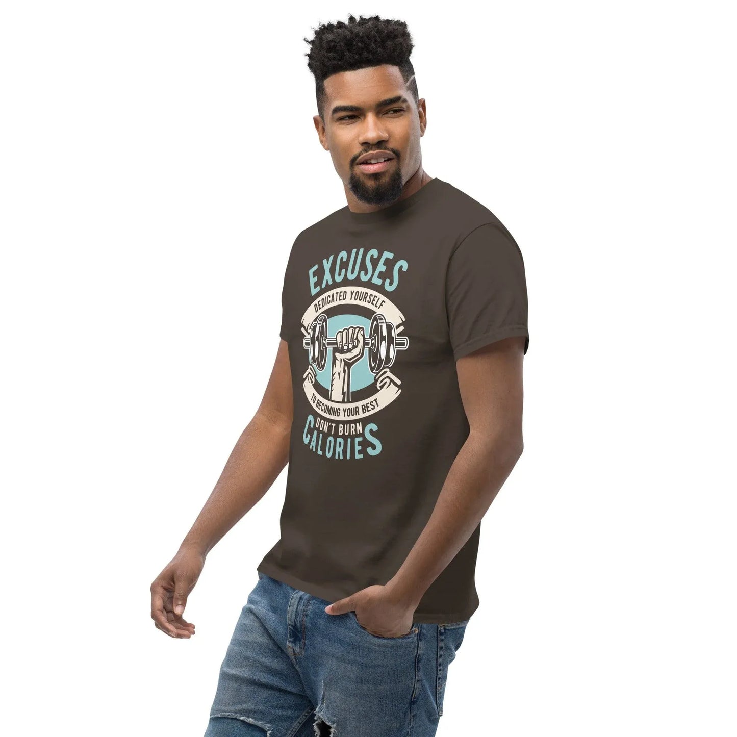 excuses-don-t-burn-calories-herren-t-shirt-t-shirt-jlr-design-23 - JLR Design