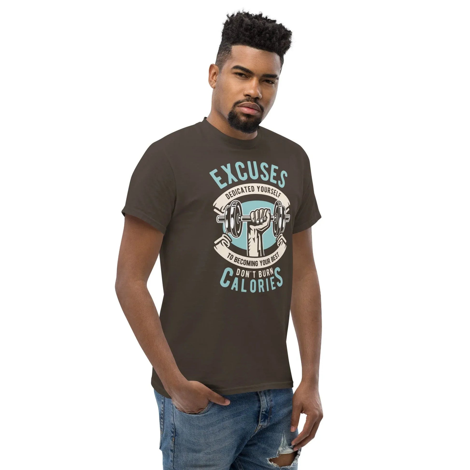 excuses-don-t-burn-calories-herren-t-shirt-t-shirt-jlr-design-24 - JLR Design