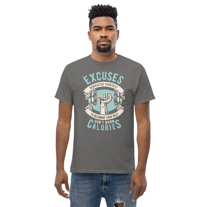 excuses-don-t-burn-calories-herren-t-shirt-t-shirt-jlr-design-25 - JLR Design