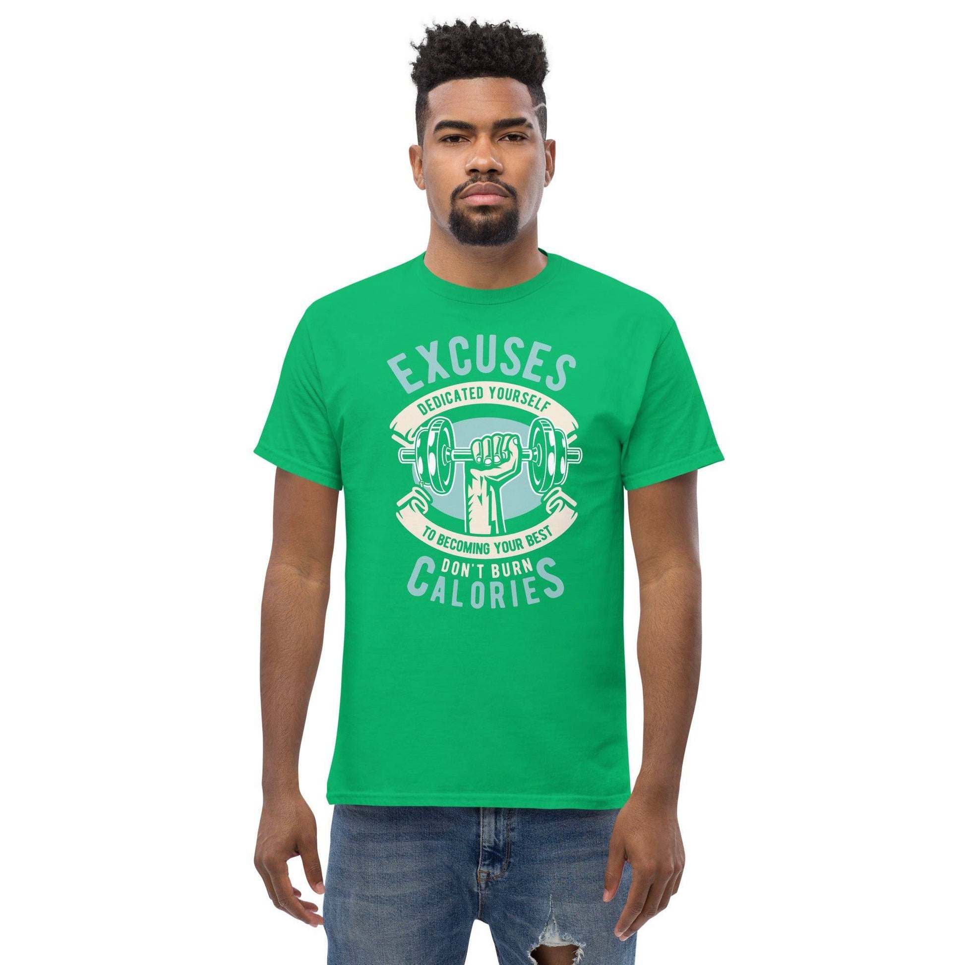excuses-don-t-burn-calories-herren-t-shirt-t-shirt-jlr-design-33 - JLR Design