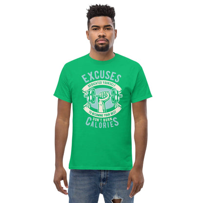 excuses-don-t-burn-calories-herren-t-shirt-t-shirt-jlr-design-33 - JLR Design