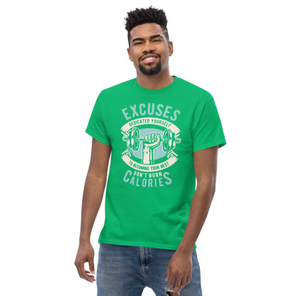excuses-don-t-burn-calories-herren-t-shirt-t-shirt-jlr-design-34 - JLR Design