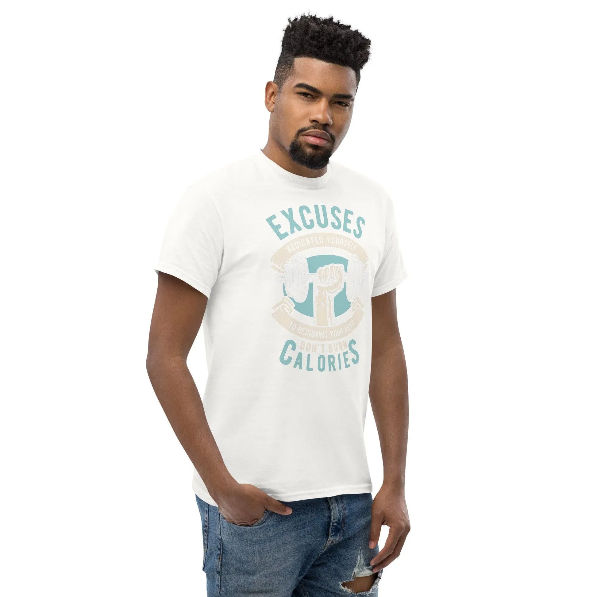 excuses-don-t-burn-calories-herren-t-shirt-t-shirt-jlr-design-44 - JLR Design
