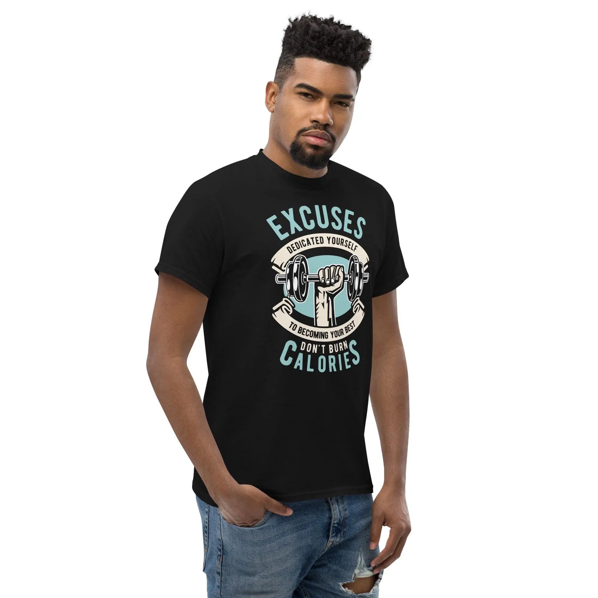 excuses-don-t-burn-calories-herren-t-shirt-t-shirt-jlr-design-8 - JLR Design