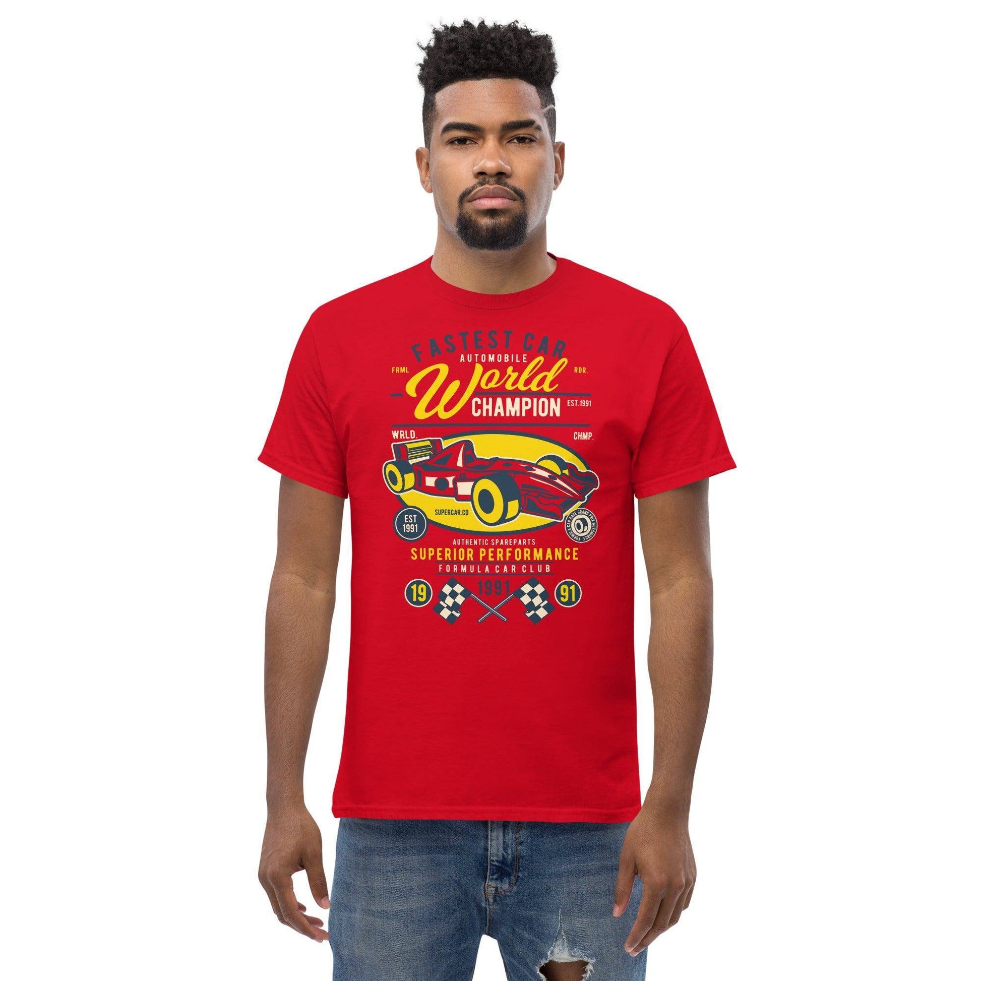 fastest-car-herren-t-shirt-t-shirt-jlr-design-17 - JLR Design