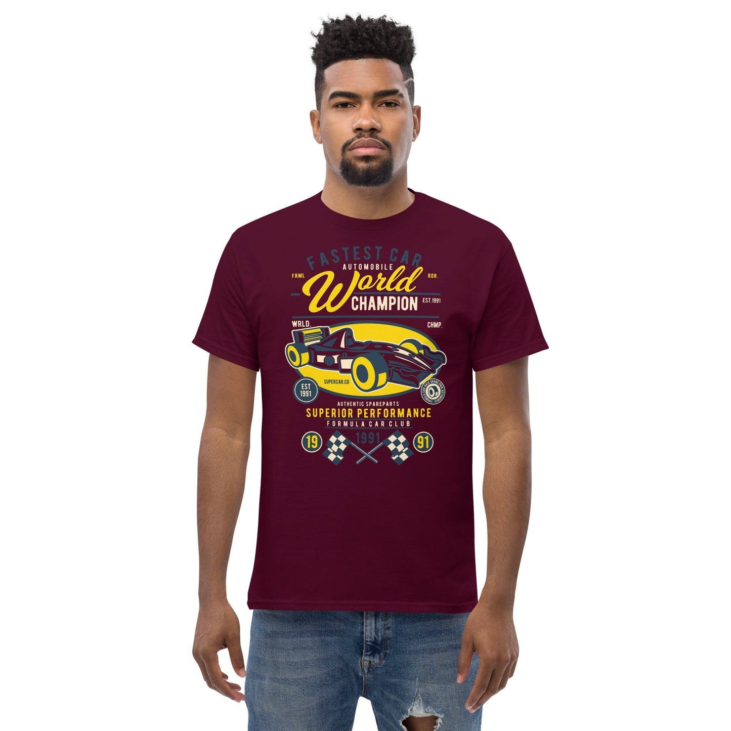 fastest-car-herren-t-shirt-t-shirt-jlr-design-2 - JLR Design