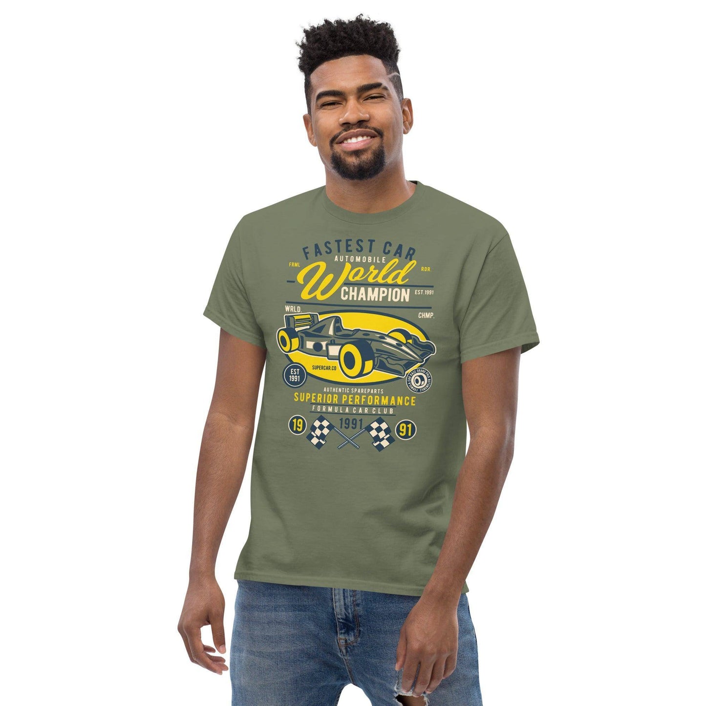 fastest-car-herren-t-shirt-t-shirt-jlr-design-30 - JLR Design