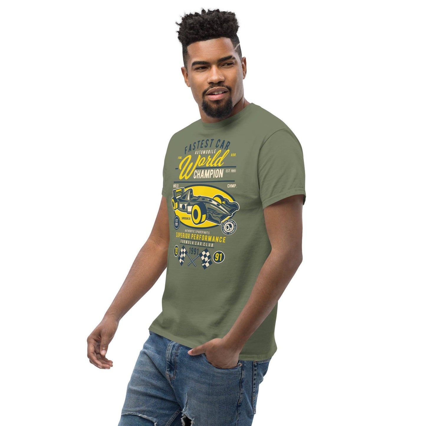 fastest-car-herren-t-shirt-t-shirt-jlr-design-31 - JLR Design