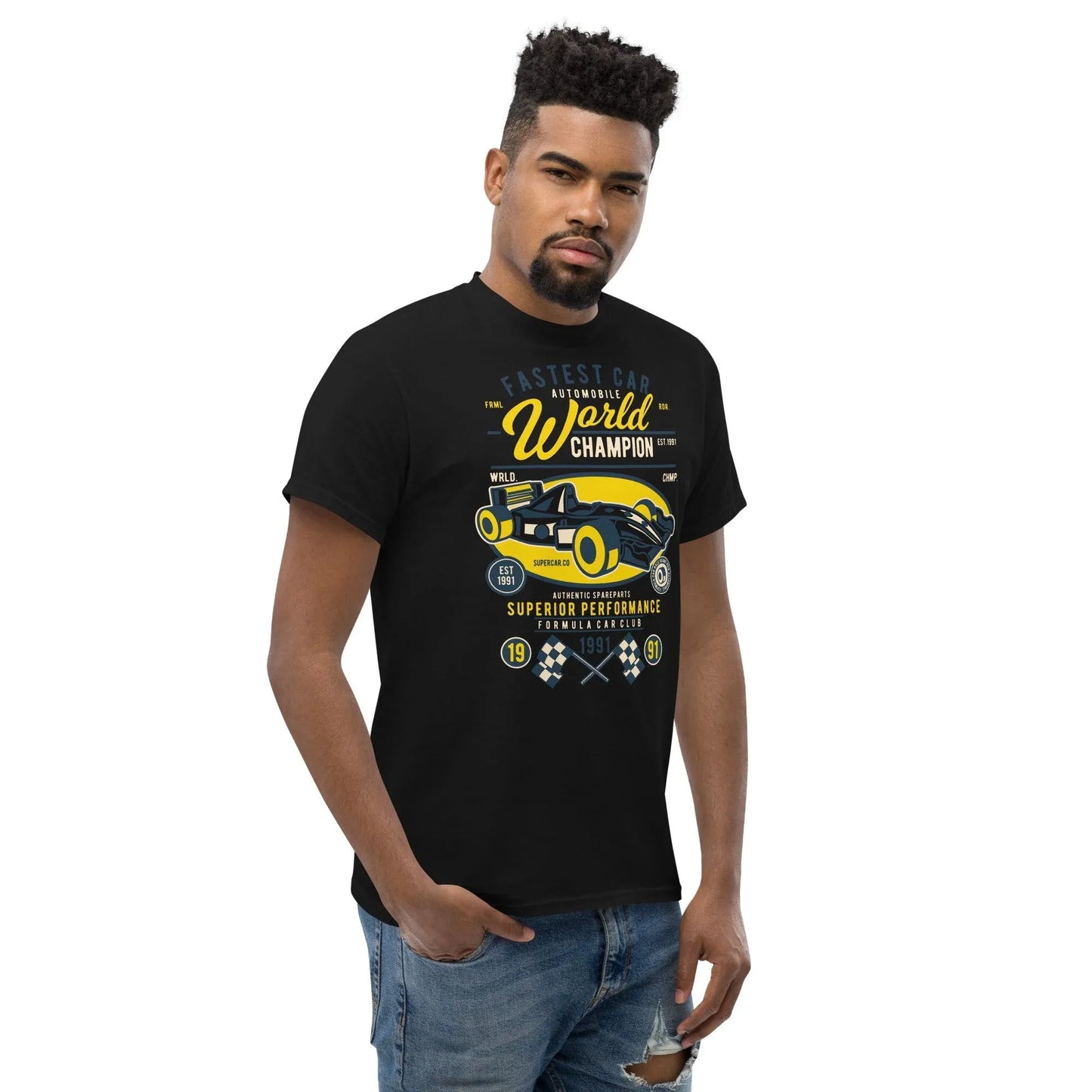 fastest-car-herren-t-shirt-t-shirt-jlr-design-8 - JLR Design