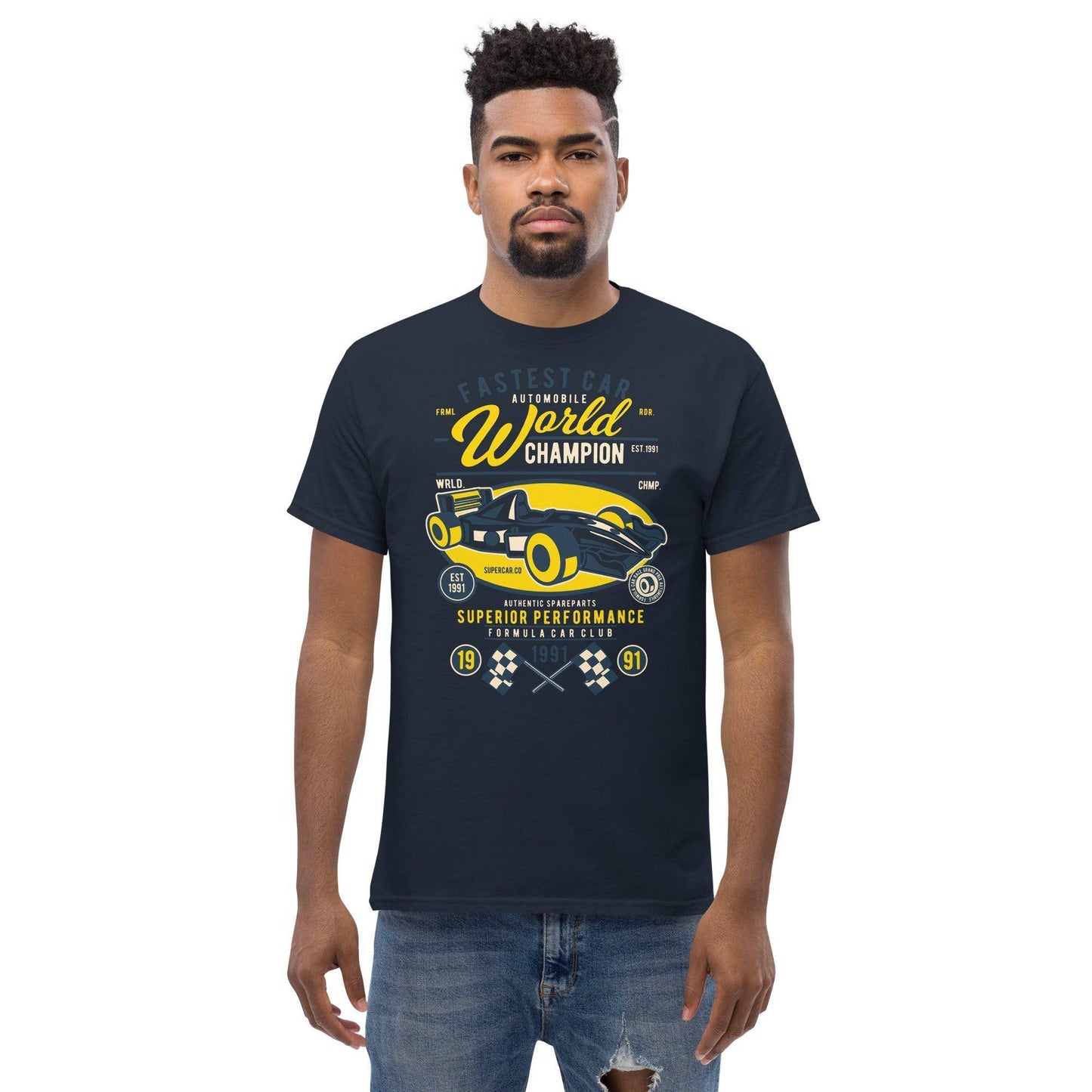 fastest-car-herren-t-shirt-t-shirt-jlr-design-9 - JLR Design