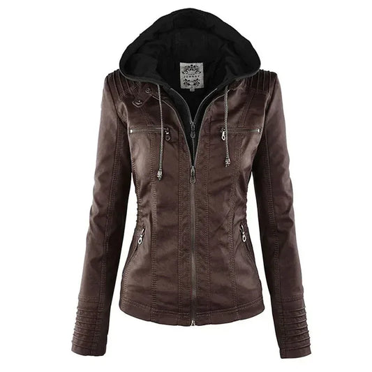 figurbetonte-damen-motorradjacke-aus-kunstleder-moto-chic-streetwear-mit-zip-details-jacke-jlr-design-1 - JLR Design